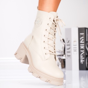 Ghete Dama - B23-138 Beige - Img 1