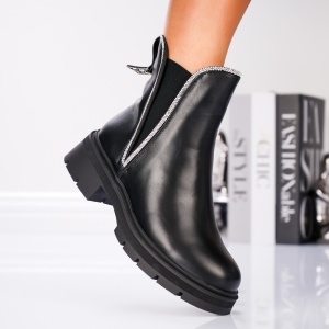 Ghete Dama - Zyra Boots B24-1535 Black