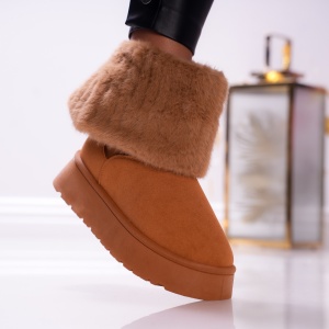 Ghete Tip UG - FurWarm B24-1595G Camel - Img 2