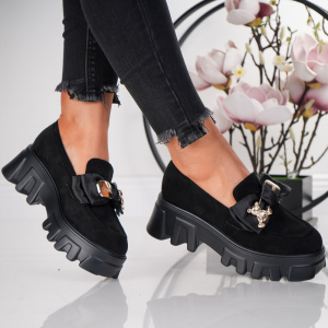 Pantofi Casual Bear - 713 Black - Img 4