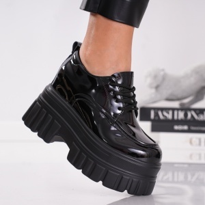 Pantofi Casual Class Go - 5213 Black - Img 3