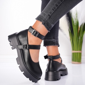 Pantofi Casual Glory - 1003 Black - Img 3