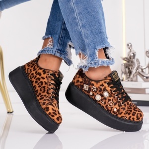 Pantofi Casual Love- MK083 Leopard