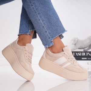 Pantofi Casual StripeWalk - H35 Beige - Img 3