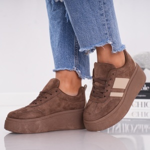 Pantofi Casual StripeWalk - H35 Brown - Img 4