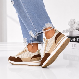 Pantofi Sport Dama Lola - LA350 Brown - Img 3