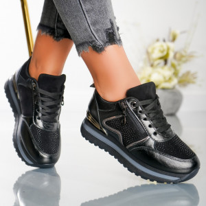 Pantofi Sport Luna - B39 Black - Img 2
