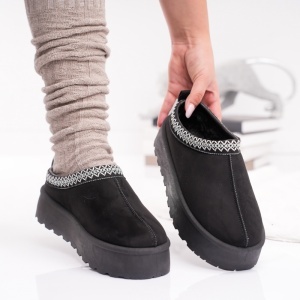 Papuci Casual UG - CozyStep VL242 Black - Img 4