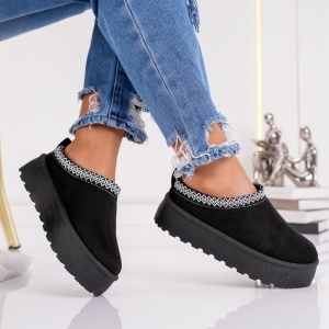 Papuci Casual UG - CozyStep VL242 Black - Img 3