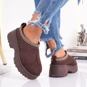 Papuci Casual UG - UrbanLift BK301 Brown