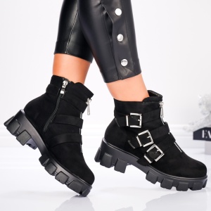 Ghete Casual Brianna - C192 Black - Img 3