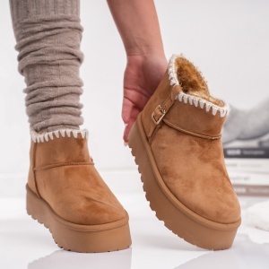 Ghete Casual UG -CozyBelt VL255 Camel - Img 3