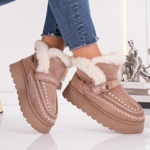 Ghete Casual UG - SnowBelt NB776 Khaki - Img 2