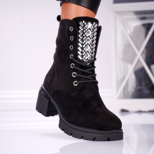 Ghete Dama - GlamViper SH0320-1 Black - Img 1