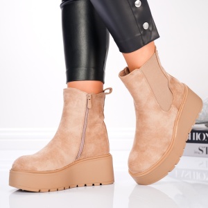 Ghete Dama - Khalea Soft SH1358 Khaki - Img 4