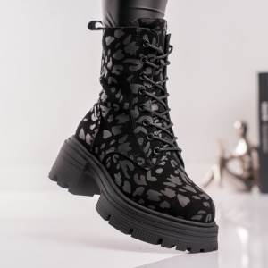 Ghete Dama Print -WildStep 3AL29 Black
