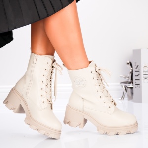 Ghete Dama - Rebel Block B23-138 Beige - Img 2