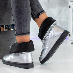 Ghete Dama Sky - B22-911 Silver - Img 3