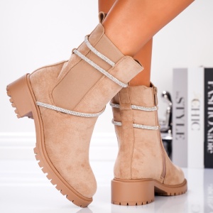Ghete Dama - Stella Twist Boots SH1351 Khaki