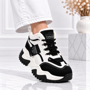 Ghete Dama Urban Vela - JC8812 Beige Black