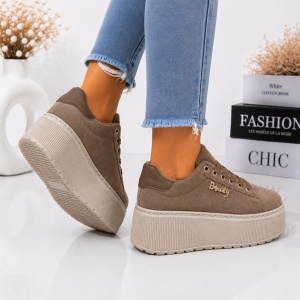Pantofi Casual Boany - MK057 Brown - Img 6