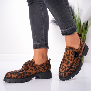 Pantofi Casual Chasie - 1005 Leopard - Img 4
