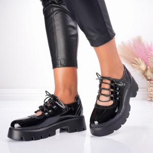 Pantofi Casual Doll - X25-1723A Black - Img 4