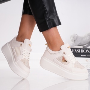 Pantofi Casual Meaw - MK150 Beige - Img 2