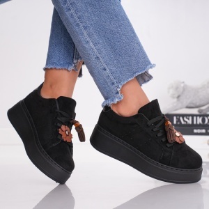Pantofi Casual TasselStyle - MK190 Black - Img 3