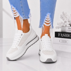 Pantofi Sport Dama Lola - LA350 White - Img 5