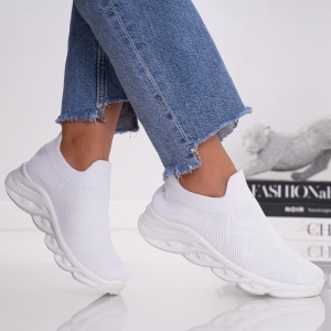 Pantofi Sport Easy - J2390M-2 All White - Img 2