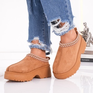 Papuci Casual UG - UrbanLift BK301 Camel - Img 2