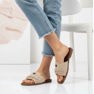 Papuci Dama - PS70 Beige - Img 2