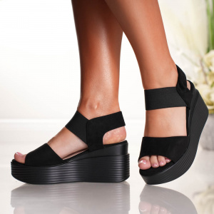 Sandale cu Platforma - C-1 Black - Img 4