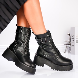 Ghete Casual - B24-1506B Black - Img 3