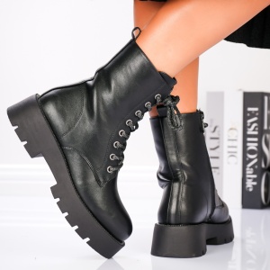 Ghete Casual - B24-1511 Black - Img 1