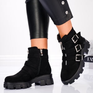 Ghete Casual Brianna - C192 Black - Img 4