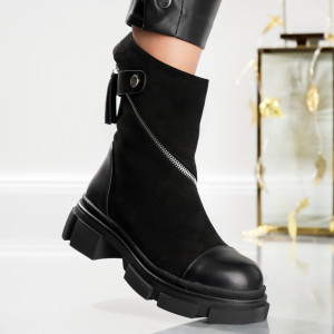 Ghete Casual Elisa - NC 1291 Black - Img 2