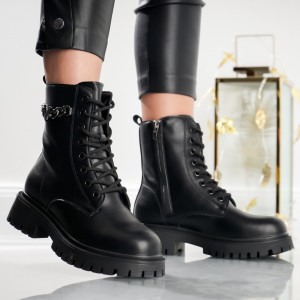 Ghete Casual Janette - ABC-966 Black - Img 4