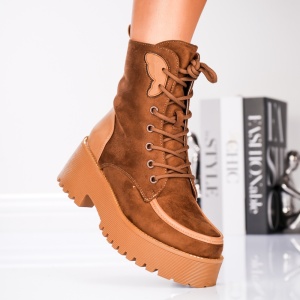Ghete Casual - Raven B24-1653 Brown