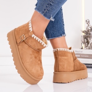 Ghete Casual UG -CozyBelt VL255 Camel