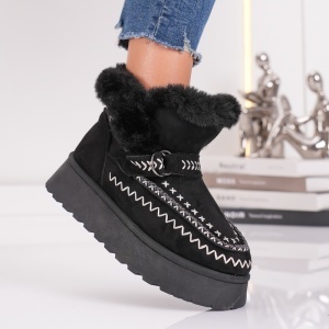 Ghete Casual UG - SnowBelt NB776 Black