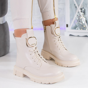 Ghete Dama ABCDE - LMN21-137 Beige - Img 1
