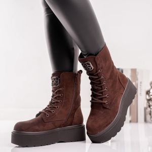 Ghete Dama Doma - UrbanLace HX1117C Brown - Img 4
