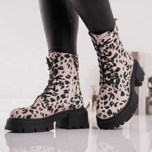 Ghete Dama Print - WildStep 3AL29 Beige - Img 4