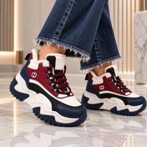 Ghete Dama Urban Eclipse - JC8851 Blue Red - Img 2