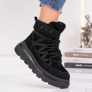 Ghete Dama Wool - MZ2315 Black