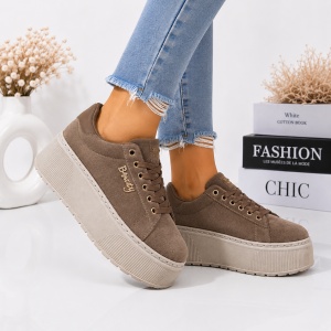 Pantofi Casual Boany - MK057 Brown - Img 3