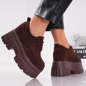 Pantofi Casual Class Go - A5213 Brown - Img 3