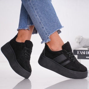 Pantofi Casual StripeWalk - H35 Black - Img 3